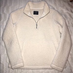Abercrombie and fitch XS 1/4 zip Sherpa